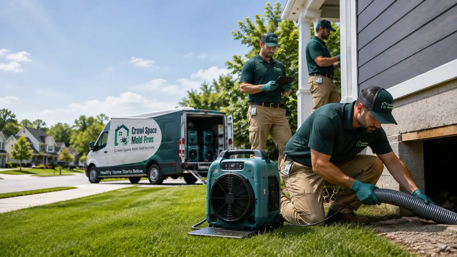 Crawl Space Mold Removal in Cleveland Heights, OH
